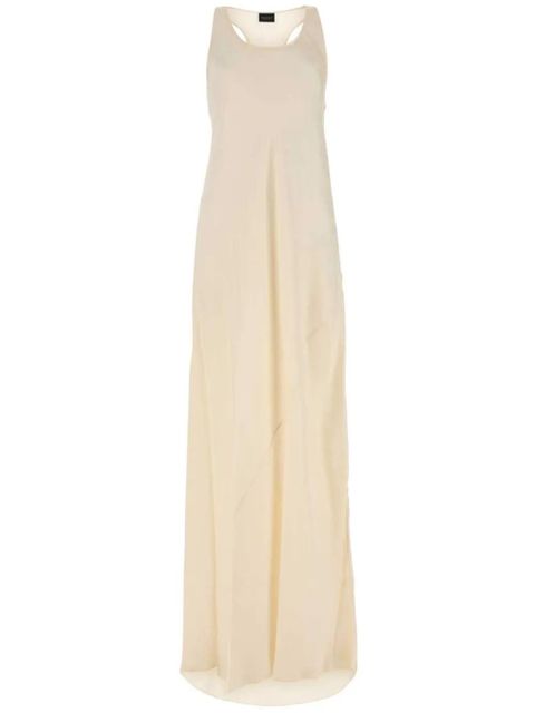 Balenciaga logo-print racerback gown - Neutrals - zdjęcie produktu nr 1