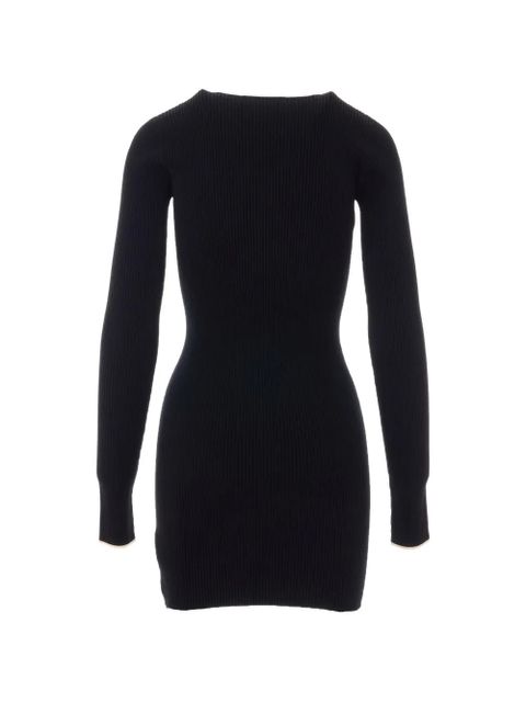 AMIRI embroidered-logo mini dress - Black - zdjęcie produktu nr 2