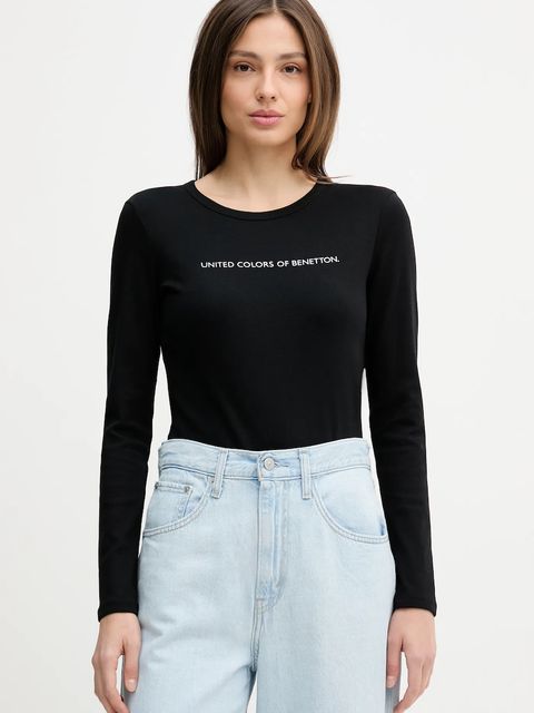 United Colors of Benetton longsleeve bawełniany - zdjęcie produktu nr 1