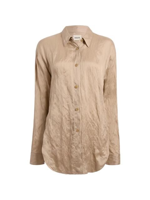 KHAITE Goya button-down shirt - Neutrals - zdjęcie produktu nr 1