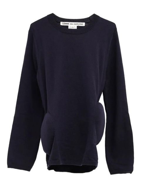 Comme Des Garçons padded-hips sweater - Blue - zdjęcie produktu nr 1