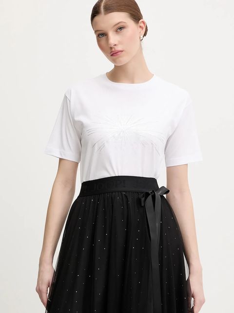 Joop! t-shirt bawełniany damski kolor biały 30100884 - zdjęcie produktu nr 1