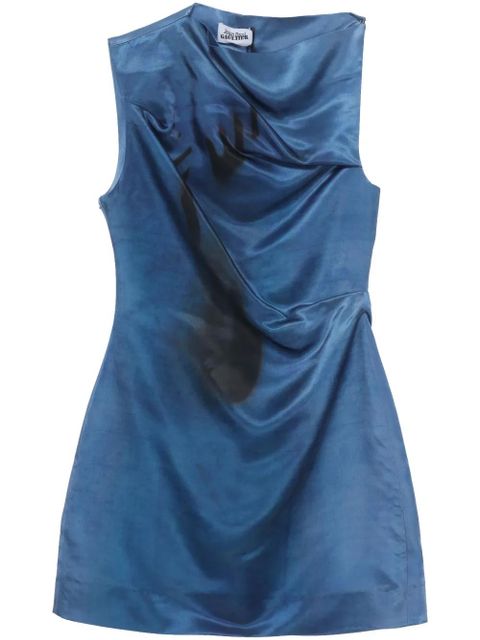 Jean Paul Gaultier Hand-print mini dress - Blue - zdjęcie produktu nr 1