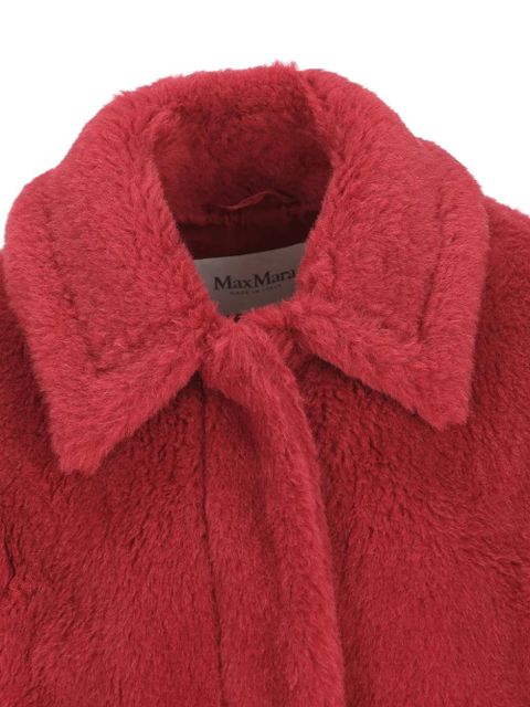 Max Mara Mxmtritone collarless jacket - Red