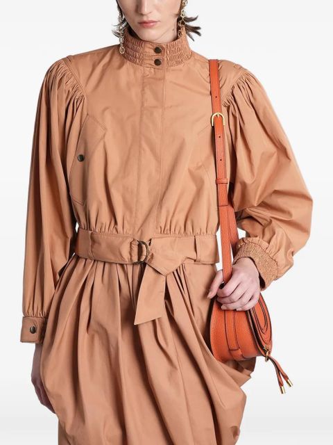 Chloé belted puff-sleeve jacket - Brown - zdjęcie produktu nr 1