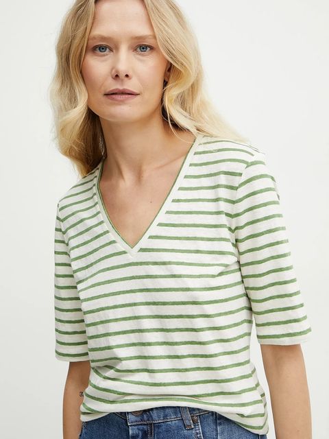 Weekend Max Mara t-shirt lniany