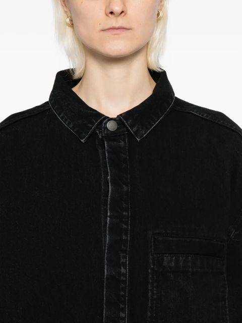 ENTIRE STUDIOS Herculean denim jacket - Black