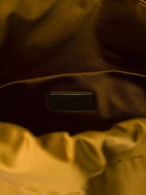 Prada Wish silk pouch - Yellow