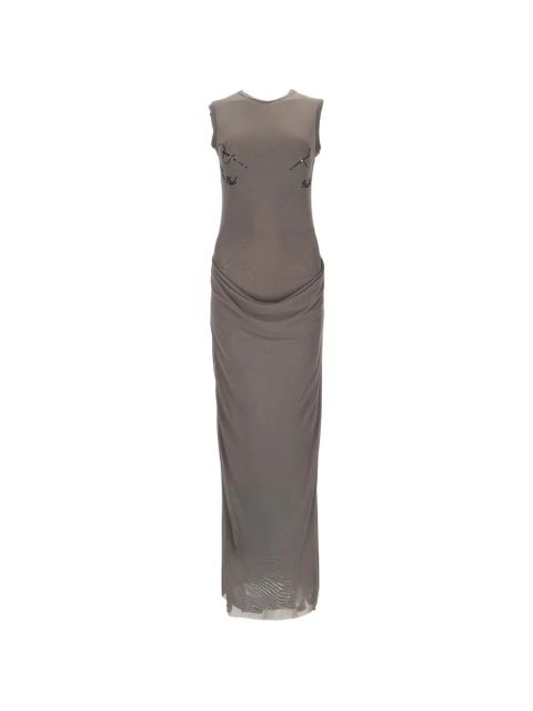 Jean Paul Gaultier draped maxi dress - Grey - zdjęcie produktu nr 1