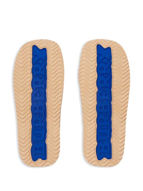 Burberry EKD Slab slides - Neutrals