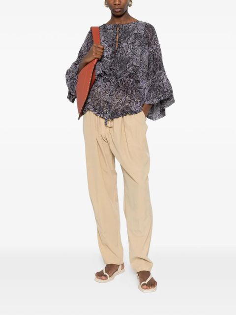 ISABEL MARANT Tekia blouse - Black - zdjęcie produktu nr 2