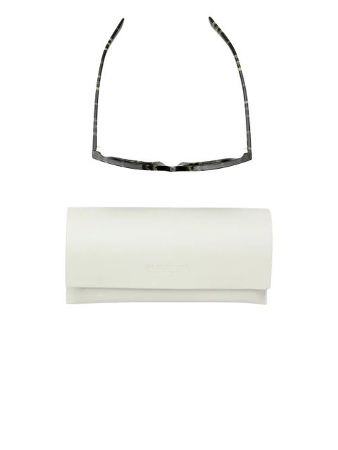 Burberry check-pattern square-frame sunglasses - Grey