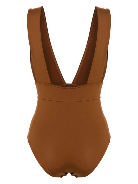 ERES Pigment V-neck swimsuit - Brown - zdjęcie produktu nr 2