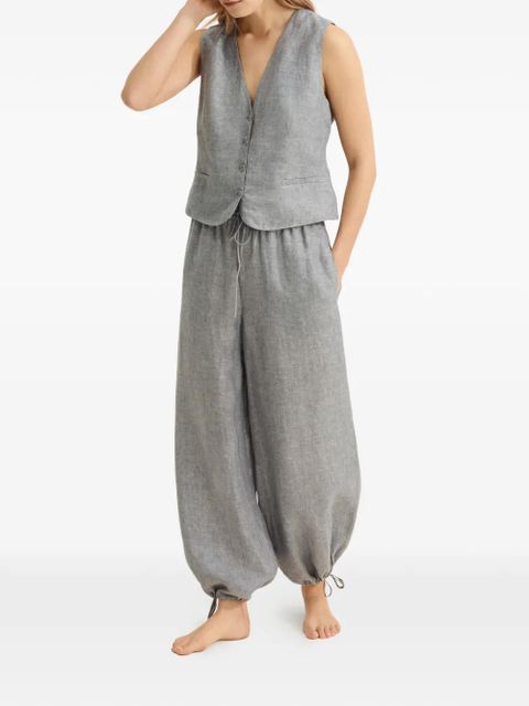 ERES Bienheureux drawstring-fastening trousers - Grey