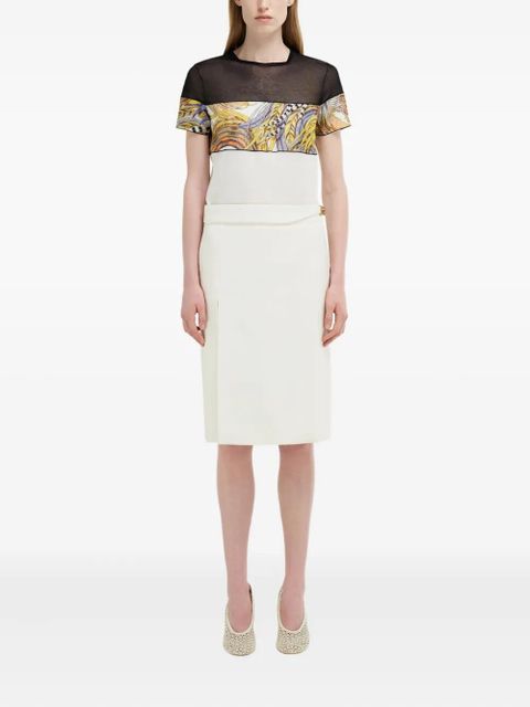 Ferragamo crew-neck T-shirt - White - zdjęcie produktu nr 2