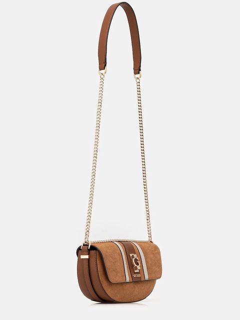 Guess torebka zamszowa ERENIA kolor brązowy HWSB78 38210 - zdjęcie produktu nr 2