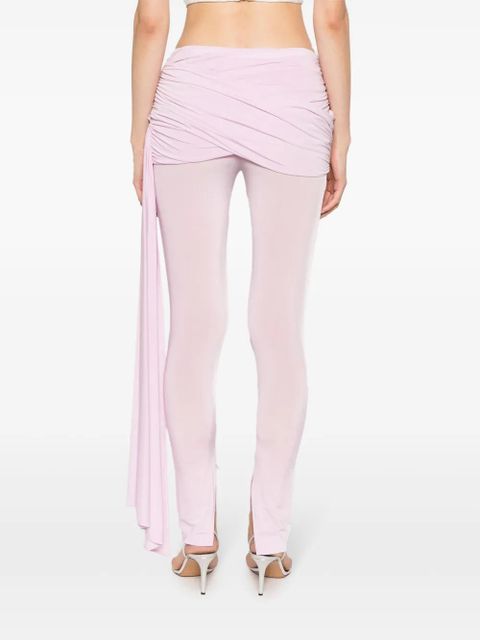 Magda Butrym sash-detail jersey leggings - Pink - zdjęcie produktu nr 2