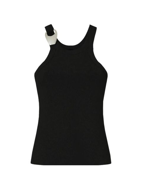 PINKO ring-detail sleeveless top - Black - zdjęcie produktu nr 1