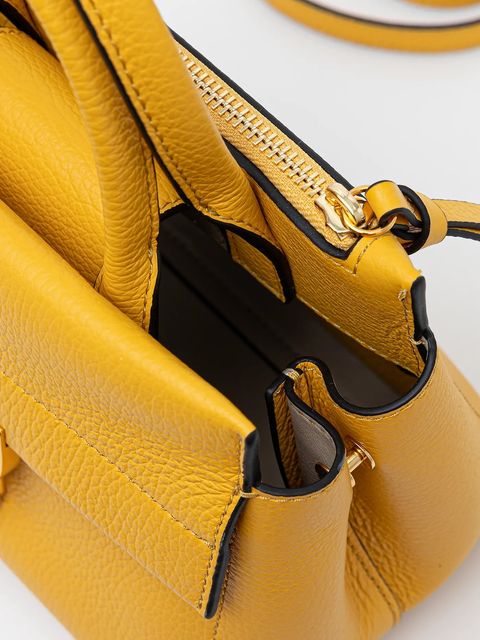 Coccinelle torebka skórzana ARLETTIS kolor żółty MD5 18 02 01