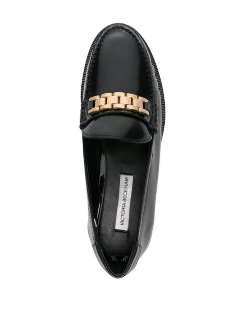 Victoria Beckham Mila Chain loafers - Black