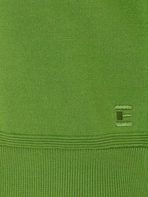 Essentiel Antwerp embroidered knitted bomber jacket - Green