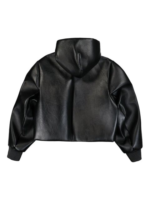 JW Anderson leather cropped jacket - Black - zdjęcie produktu nr 2