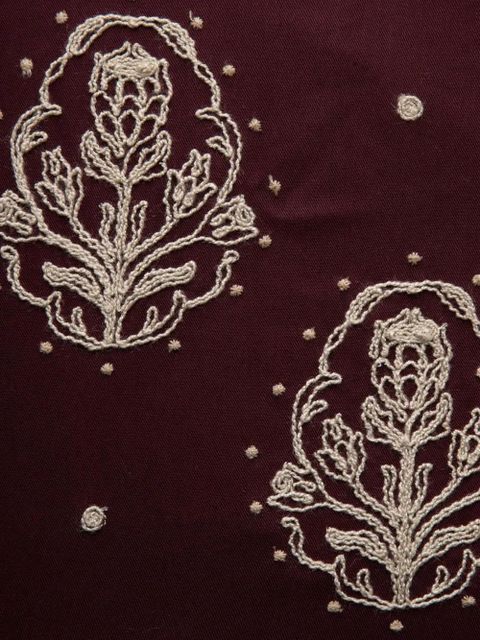 Agua By Agua Bendita embroidered-flowers cut-out midi dress