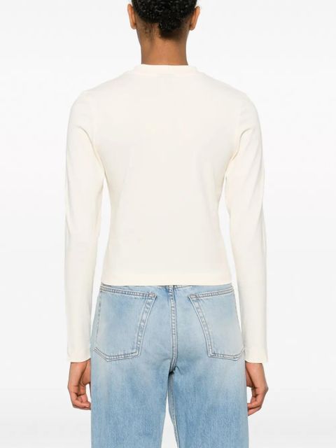Jacquemus Le T-shirt Gros Grain top - Neutrals