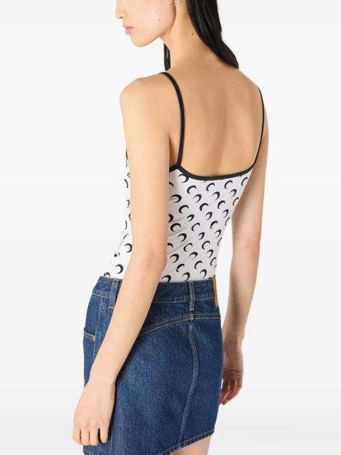 Marine Serre moon-print top - White