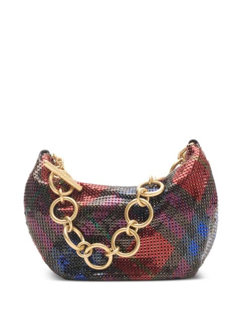 Burberry check-print chainmail mini bag - Red - zdjęcie produktu nr 1