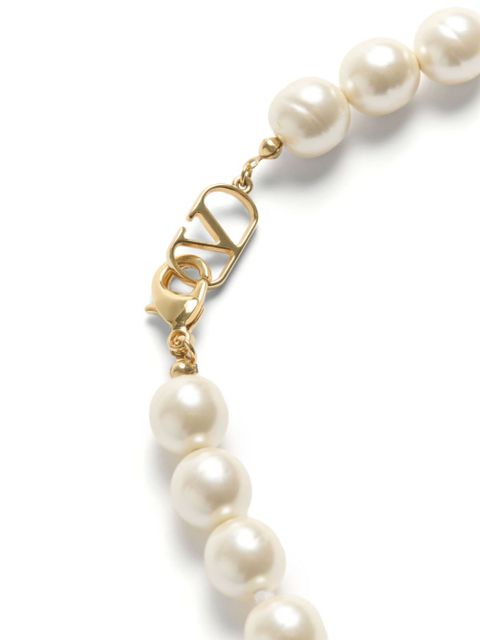 Valentino Garavani Coeur Royal necklace - White - zdjęcie produktu nr 2