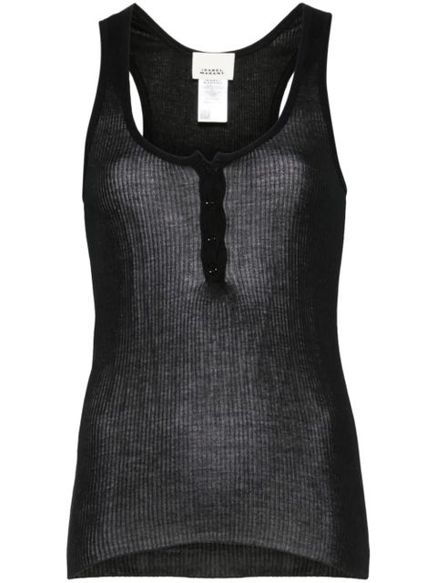 ISABEL MARANT Louisali tank top - Black - zdjęcie produktu nr 1