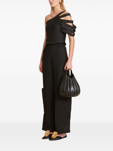 Cult Gaia Sashi knit top - Black