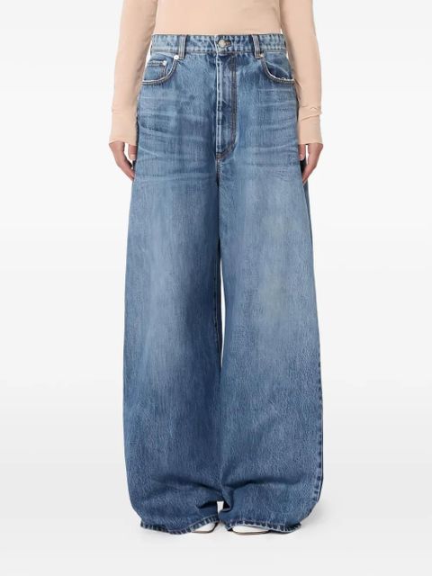 Sportmax Dangri five-pocket oversized jeans - Blue