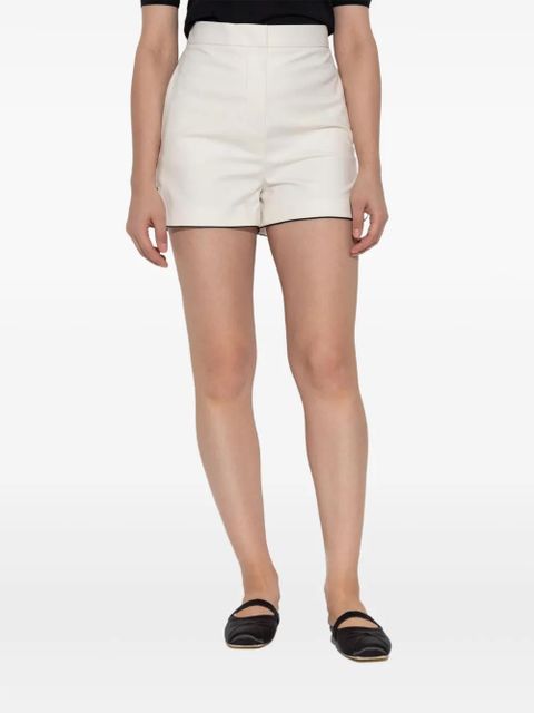 Max Mara Orbita high-waisted tailored shorts - White
