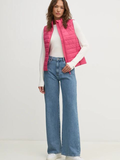 United Colors of Benetton sweter damski kolor beżowy lekki 104HD10CB