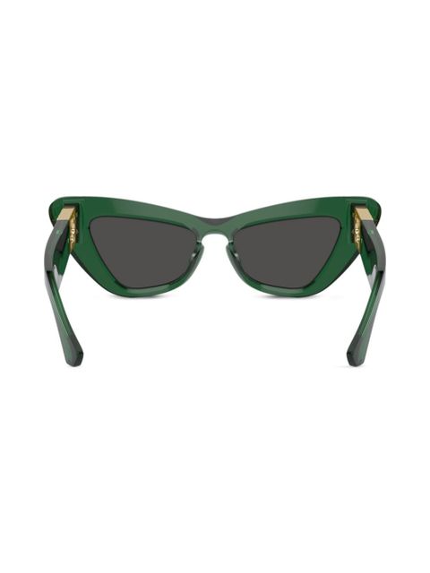 Burberry Eyewear rose monogram cat-eye sunglasses - Green
