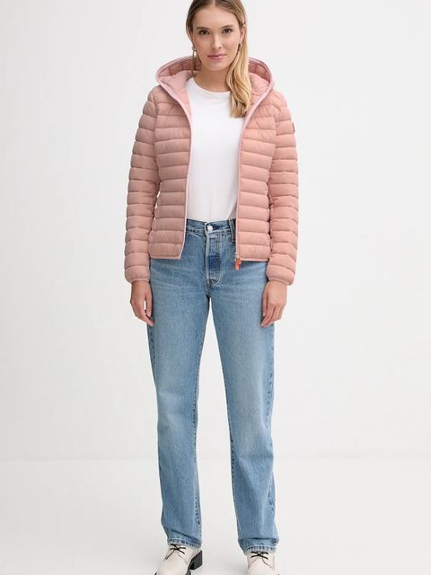 Save The Duck kurtka DAISY kolor różowy przejściowa D33620W.GIGA21 - zdjęcie produktu nr 2