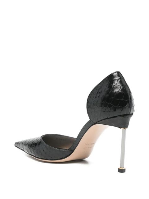 TOM FORD pointed metal heel pumps - Black