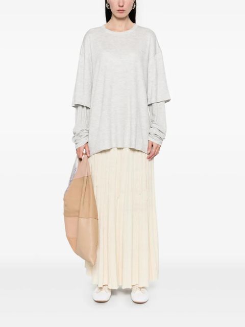 Aya Muse layered T-shirt - Grey