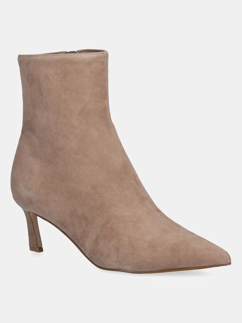 Steve Madden botki zamszowe Lulah damskie kolor beżowy na szpilce 11003282 - zdjęcie produktu nr 1
