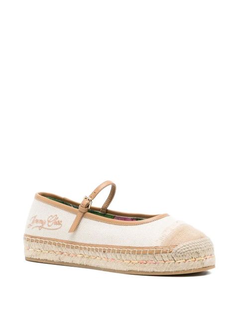 Jimmy Choo Aciel flat espadrilles - Neutrals