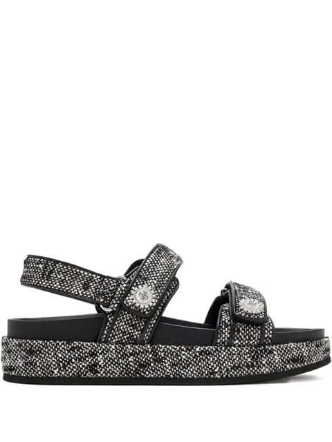 Tory Burch embellished platform sandals - Black - zdjęcie produktu nr 1