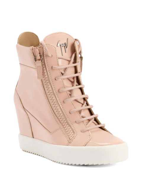 Giuseppe Zanotti Addy wedge sneakers - Pink - zdjęcie produktu nr 2