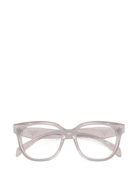 Prada Eyewear rectangle-frame glasses - Grey