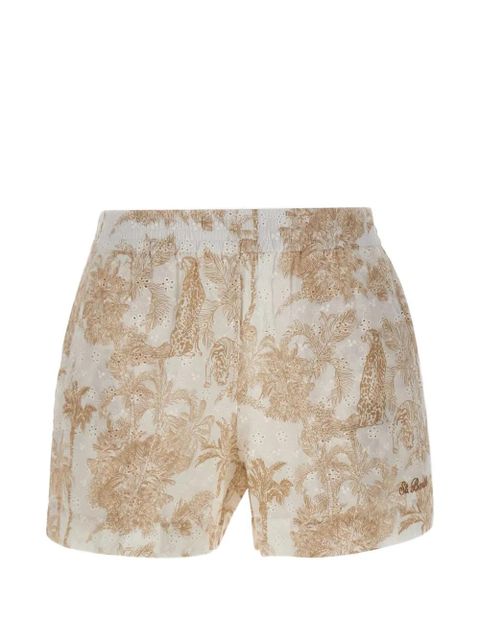 MC2 Saint Barth broderie-anglaise Meave shorts - Neutrals - zdjęcie produktu nr 1
