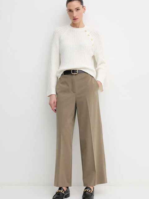 Barbour sweter bawełniany Angela damski kolor beżowy LKN1639WH71