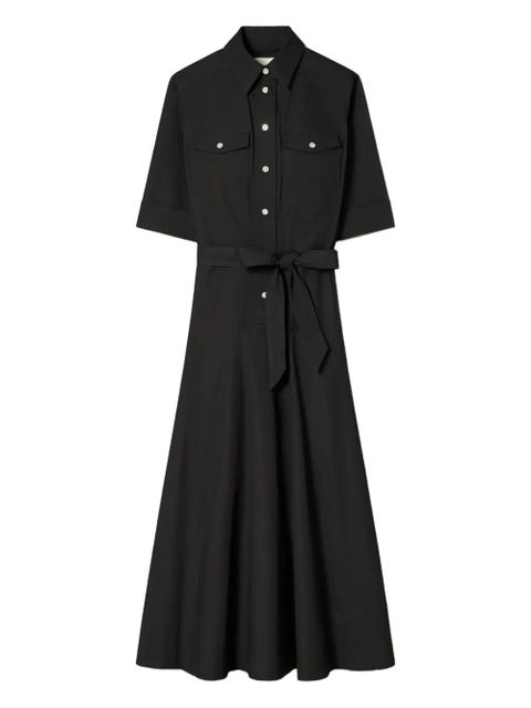 Tory Burch belted pocket dress - Green - zdjęcie produktu nr 1