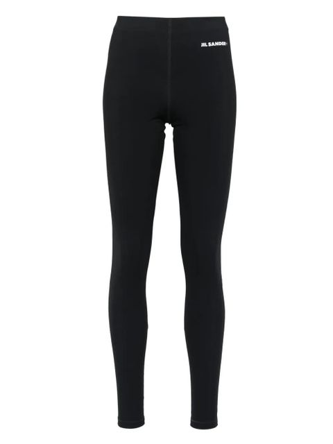Jil Sander logo-print leggings - Blue - zdjęcie produktu nr 1