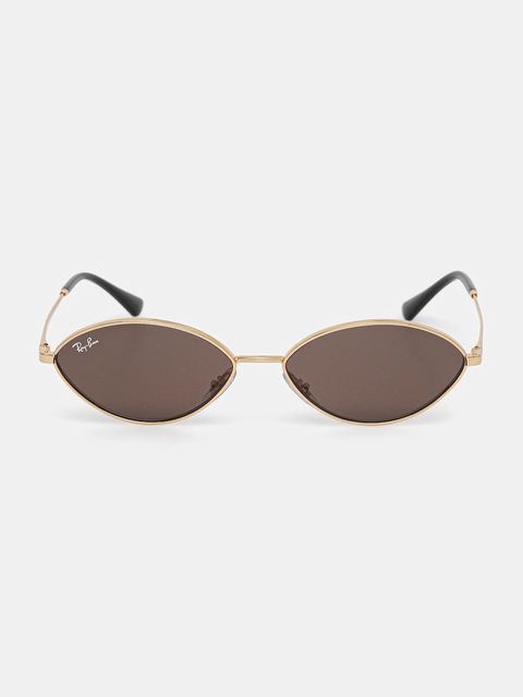 Ray-Ban okulary przeciwsłoneczne kolor złoty 0RB3757